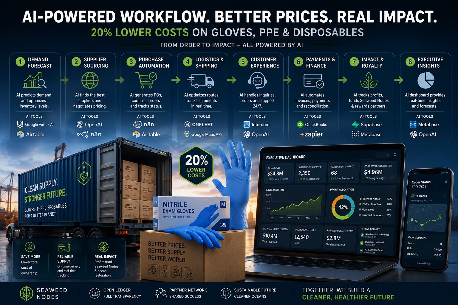 AI powered 20% cost savings