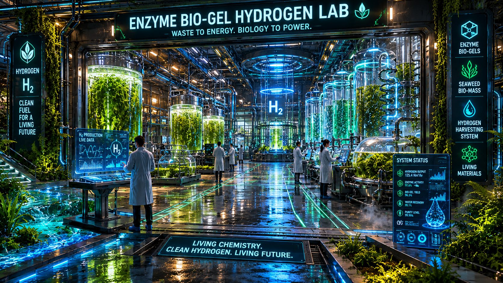 Enzyme BioGel laboratory